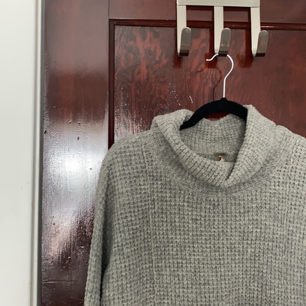 Free people wool cowl neck sweater, size S